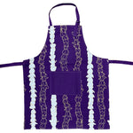 Pīkake Lei Cooking Apron - Poni/Purple