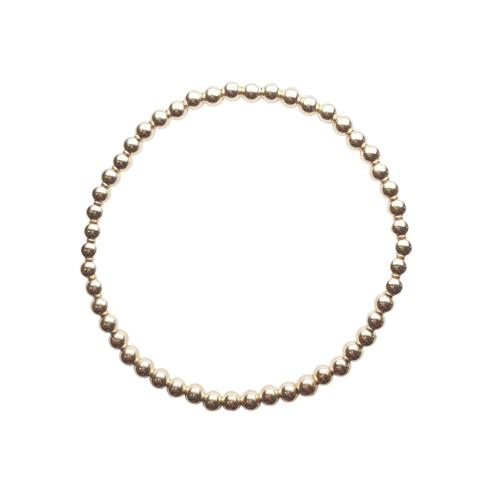 Classic Bead Bracelet (4mm)