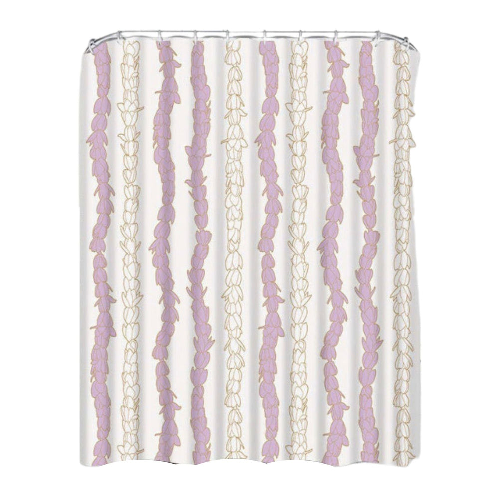 Pīkake Lei Shower Curtain - 'Ākala/Pink