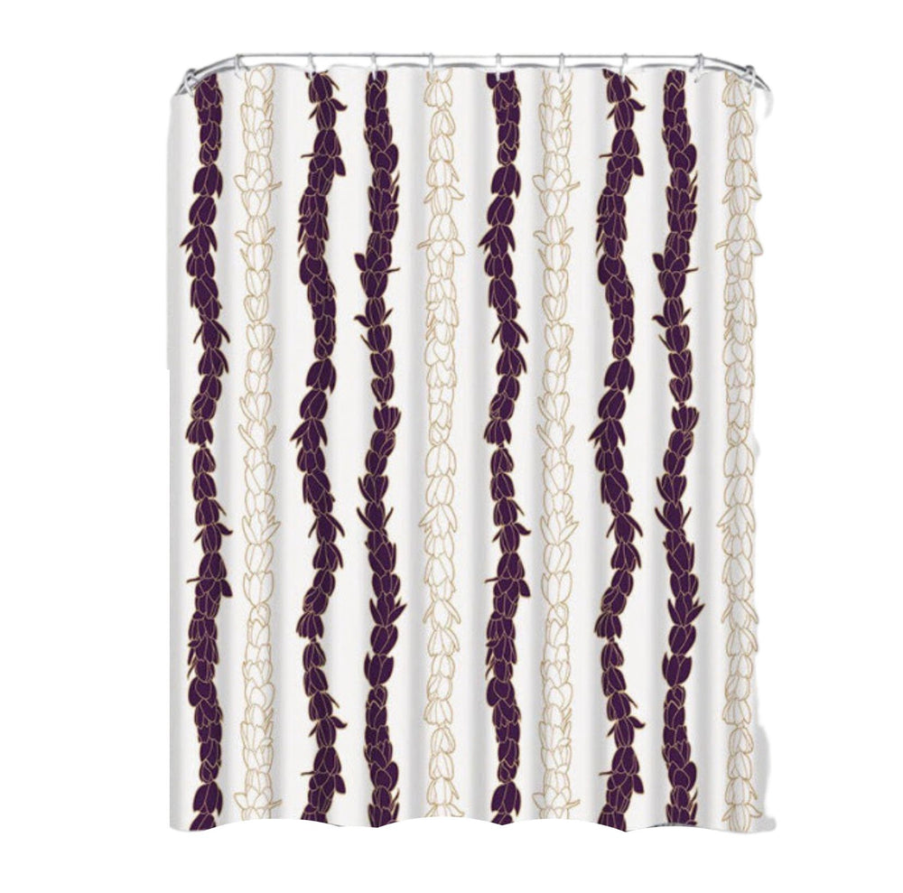 Pīkake Lei Shower Curtain - Poni/Purpleo