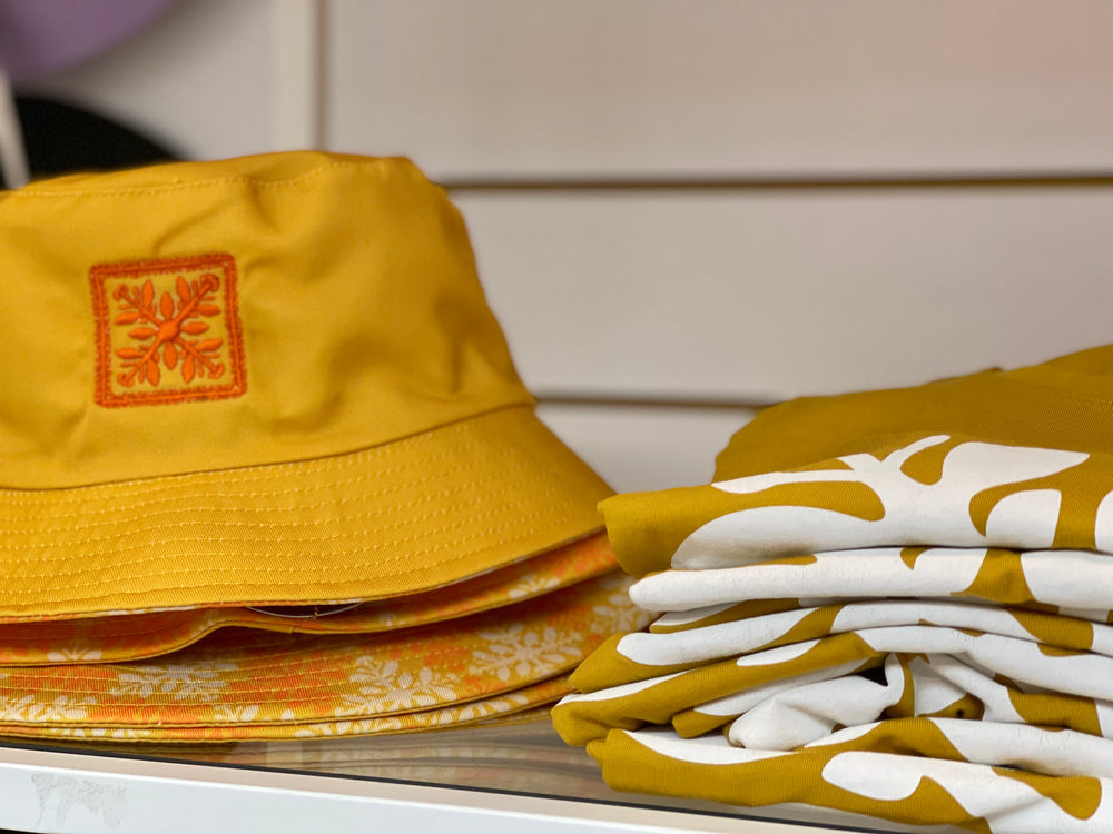 Quilt Reversible Bucket Hat - Puakenikeni – Laha'ole Hawai'i