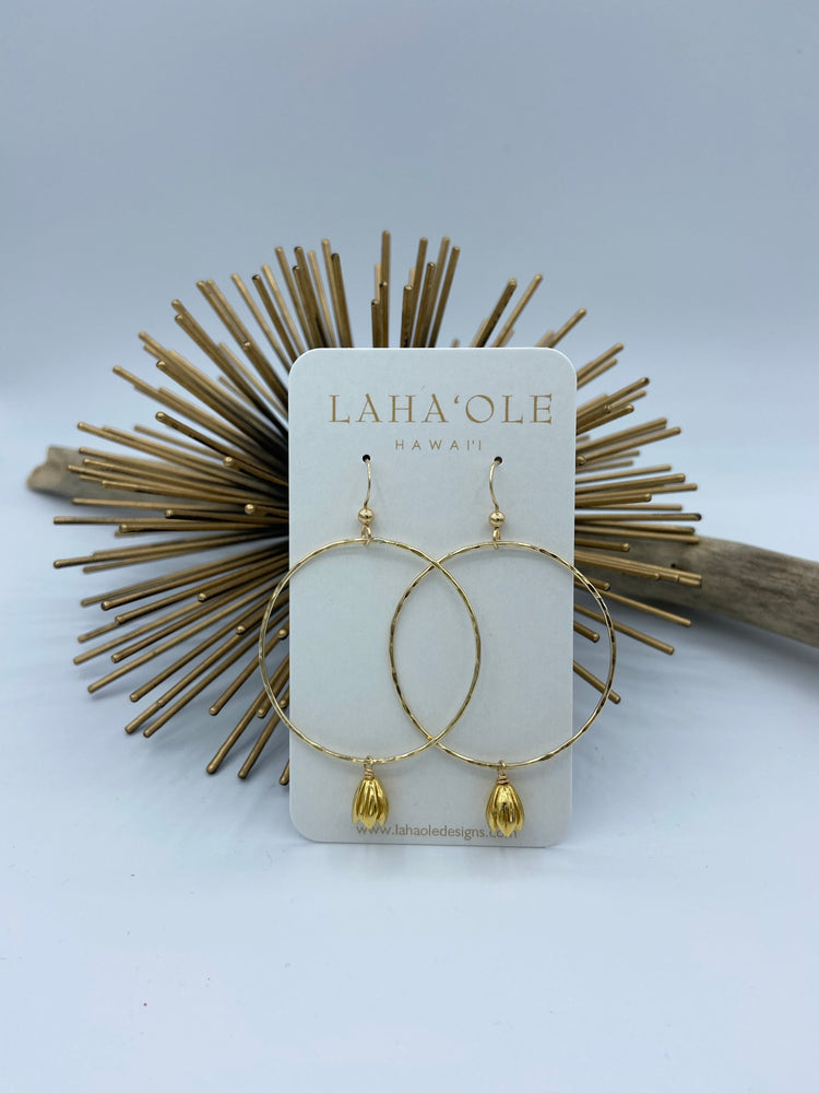 Pīkake Hoop Earrings - Nui/Large
