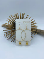Pīkake Hoop Earrings - Nui/Large