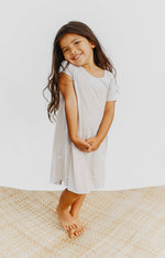 Naupaka Lani Dress (Keiki) - Sandfoam